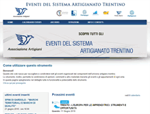 Tablet Screenshot of eventi.artigiani.tn.it